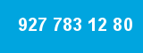 927 783 12 80 927 783 12 80